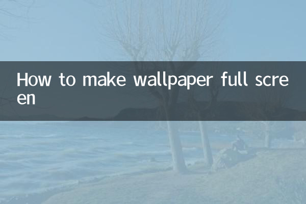 So erstellen Sie ein Hintergrundbild im Vollbildmodus