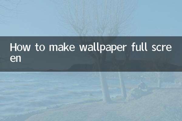 So erstellen Sie ein Hintergrundbild im Vollbildmodus