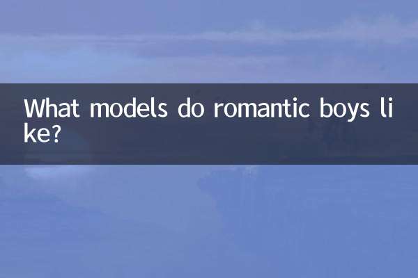 浪漫男生会喜欢什么模型