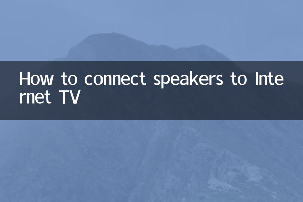 So schließen Sie Lautsprecher an Internet-TV an