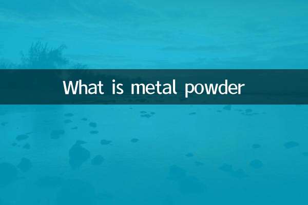 Was ist Metallpulver?