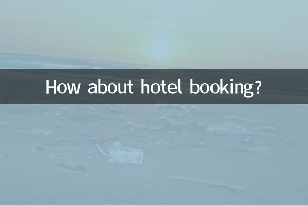 Wie wäre es mit einer Hotelbuchung?