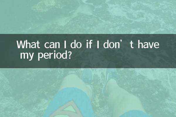 Was kann ich tun, wenn meine Periode ausbleibt?