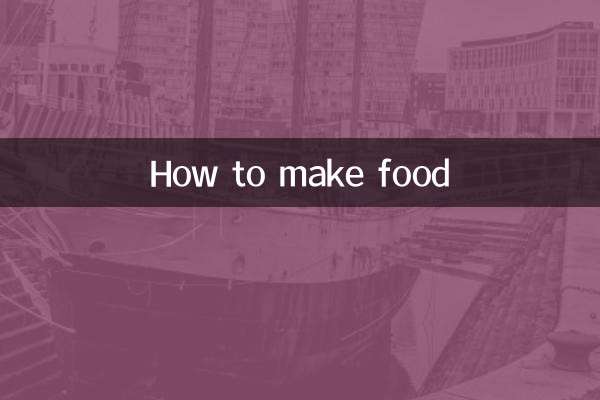 How to make food