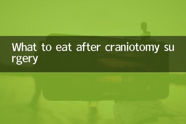 O que comer depois da craniotomia