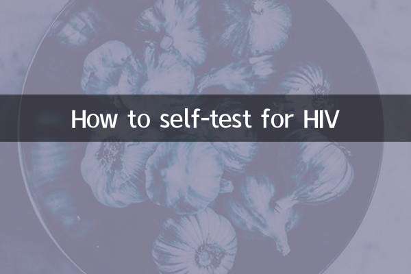 Come fare l'autotest per l'HIV