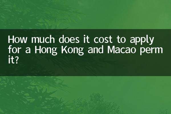 Wie viel kostet die Beantragung einer Genehmigung für Hongkong und Macao?