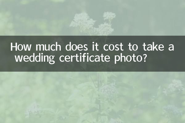 Combien coûte la prise d’une photo de certificat de mariage ?