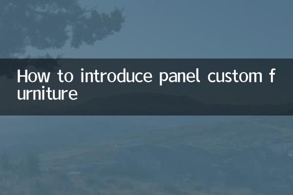 Come introdurre mobili su misura a pannelli