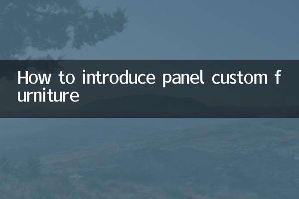 Cómo introducir muebles a medida con paneles