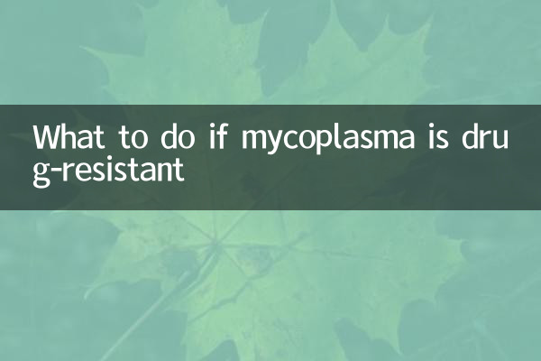 Cosa fare se il micoplasma è resistente ai farmaci