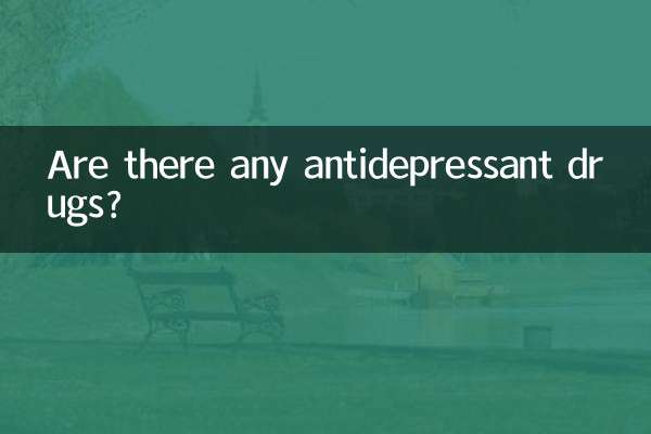 Gibt es Antidepressiva?