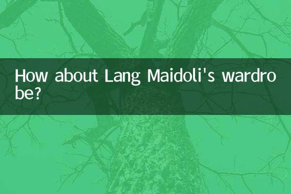 ল্যাং মাইডোলির পোশাক কেমন হবে?