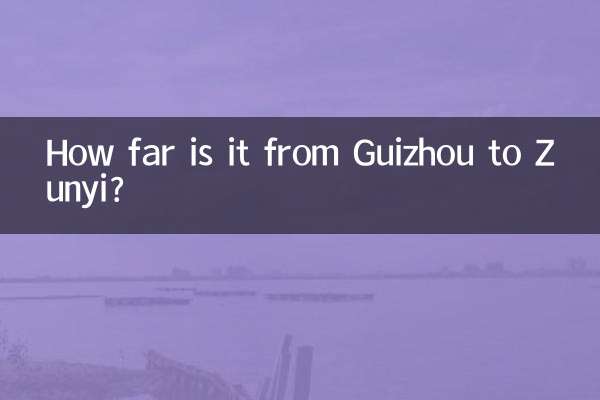 Quelle distance y a-t-il entre Guìzhoū et Zunyi ?