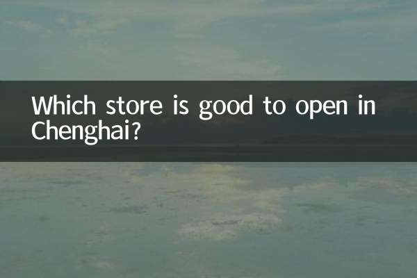 ¿Qué tienda es buena para abrir en Chenghai?