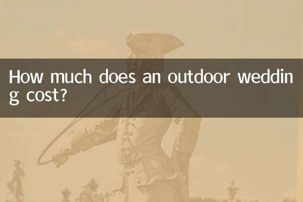 ¿Cuánto cuesta una boda al aire libre?