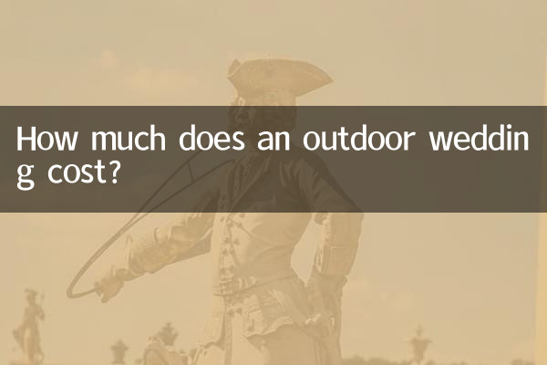 ¿Cuánto cuesta una boda al aire libre?