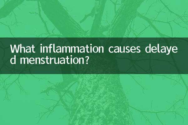 কি প্রদাহ বিলম্বিত মাসিক কারণ?
