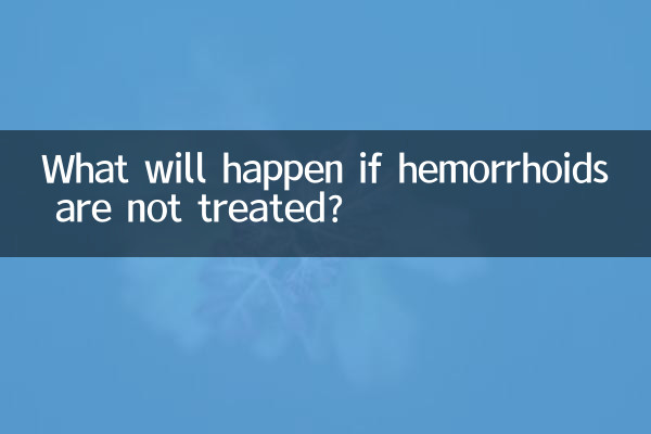O que acontecerá se as hemorróidas não forem tratadas?
