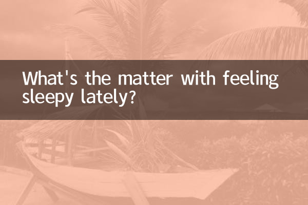 Warum war ich in letzter Zeit so müde?