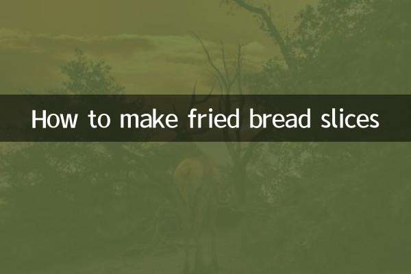 طرز تهیه ورقه های نان سرخ شده