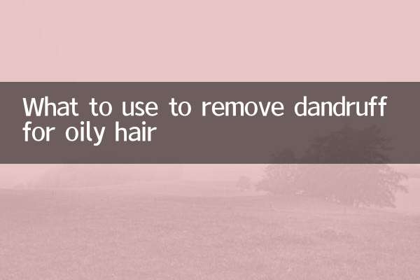 Cosa usare per rimuovere la forfora per capelli grassi