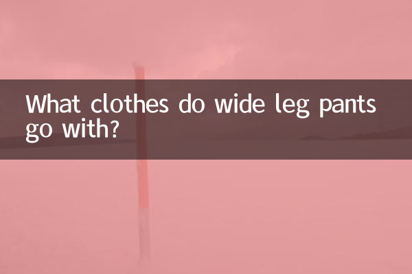 Quali vestiti indossare con i pantaloni a gamba larga?