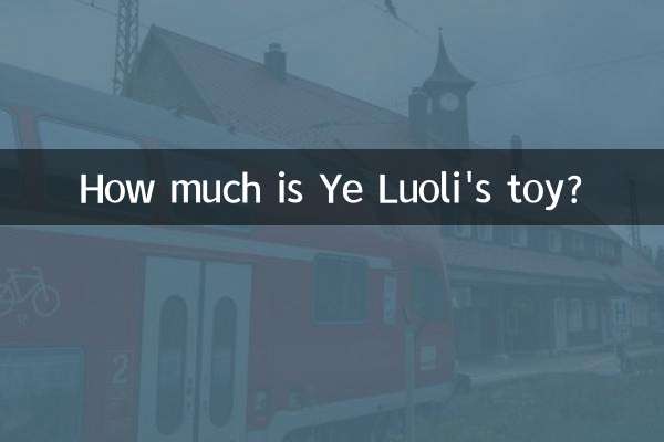 Quanto custa o brinquedo de Ye Luoli?