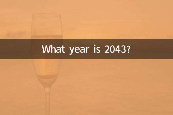 Che anno è il 2043?