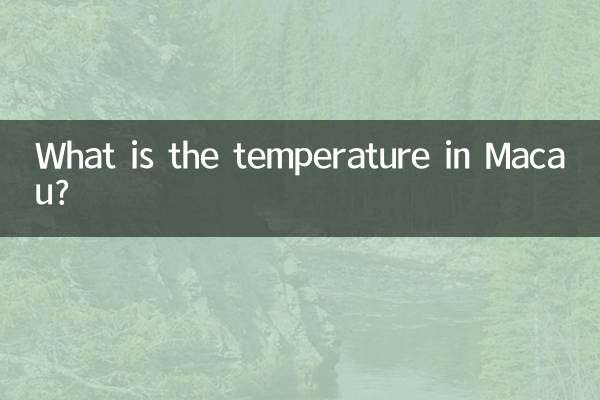 Qual è la temperatura a Macao?