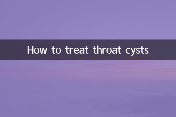 نحوه درمان کیست گلو