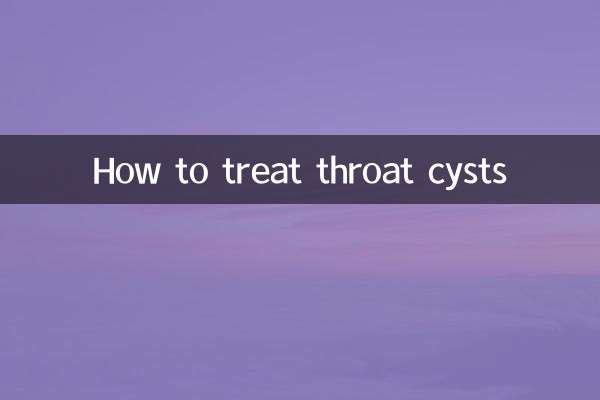 نحوه درمان کیست گلو