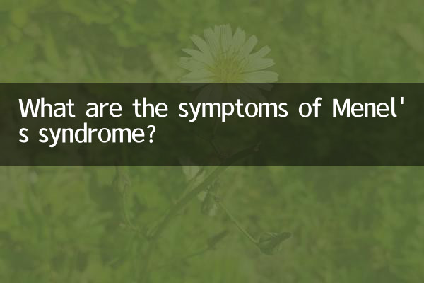 Quali sono i sintomi della sindrome di Menel?