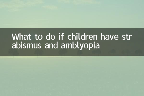 O que fazer se as crianças tiverem estrabismo e ambliopia