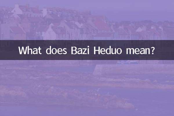 ¿Qué significa Bazi Heduo?