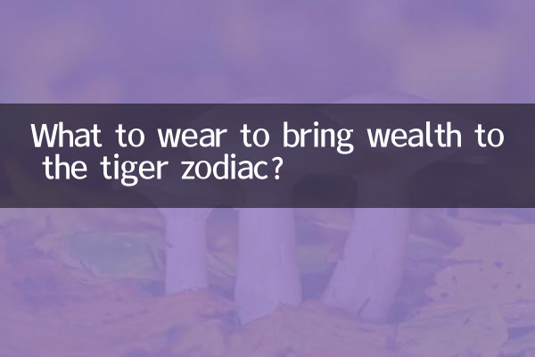 Que porter pour apporter de la richesse au zodiaque tigre ?