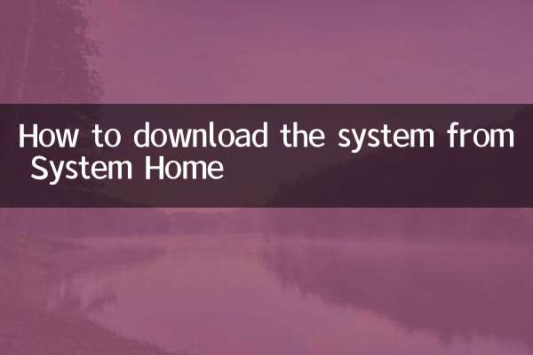 시스템 홈에서 시스템을 다운로드하는 방법