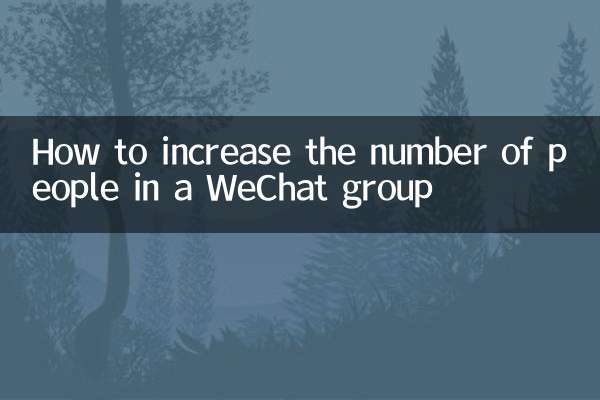 Come aumentare il numero di persone in un gruppo WeChat