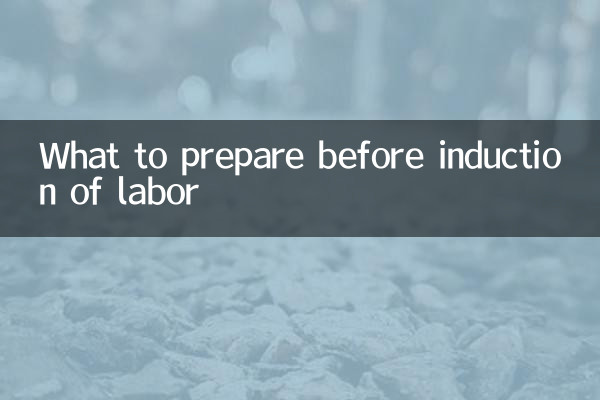 引產前準備什麼