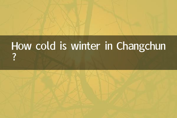 How cold is winter in Changchun?