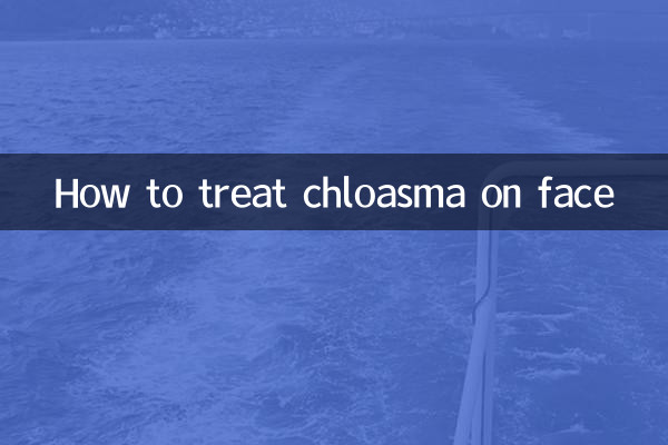 Como tratar o cloasma no rosto