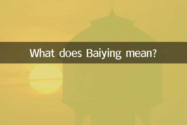 O que significa Baiying?
