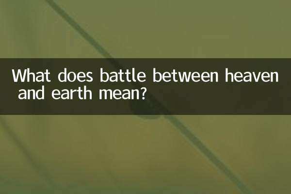 戰天斗地的意思是什麼