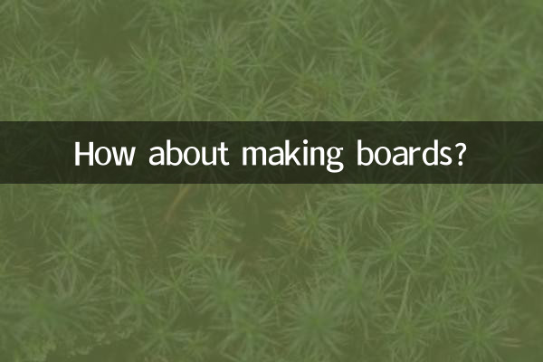 بورڈ بنانے کے بارے میں کیا خیال ہے؟