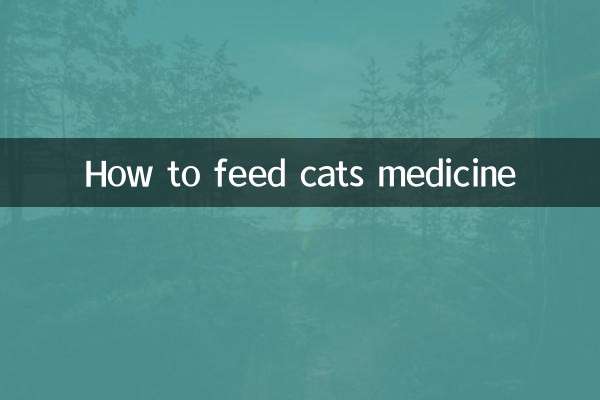 Comment donner des médicaments aux chats