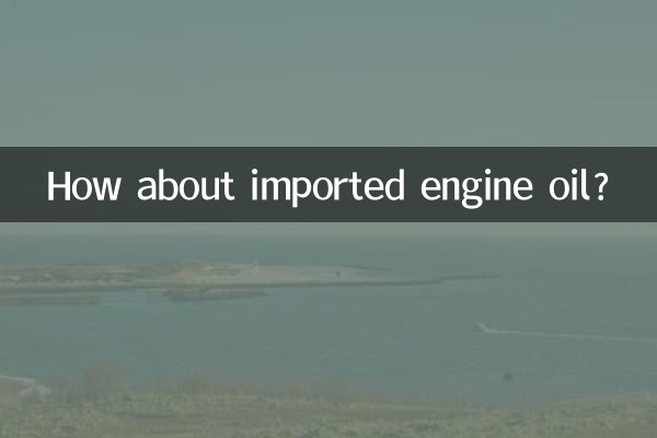 আমদানিকৃত ইঞ্জিন তেল সম্পর্কে কেমন?
