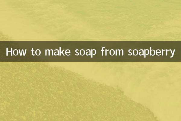 无患子怎么做肥皂