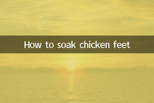 Como molhar pés de galinha