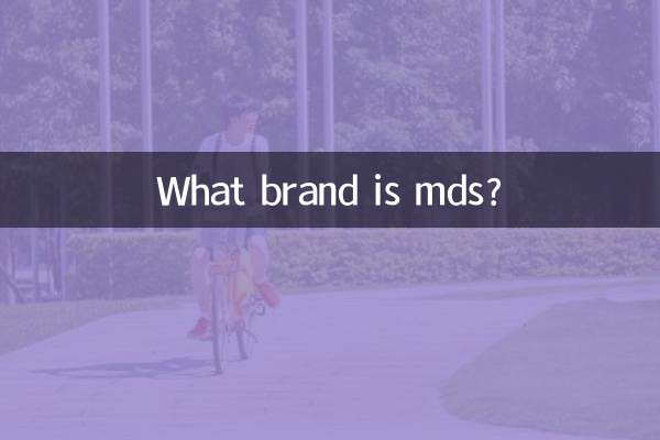 ایم ڈی ایس کیا برانڈ ہے؟