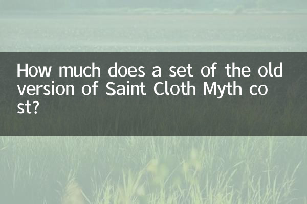 Сколько стоит набор старой версии Saint Cloth Myth?